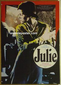 c460 JULIA Czech movie poster '77 Jane Fonda, Redgrave, Ziegler art!