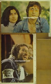 c108 JOHN LENNON & YOKO ONO 2 English special movie posters '71