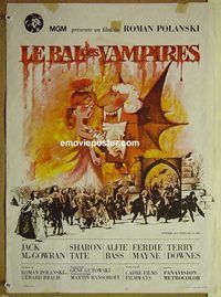 c199 FEARLESS VAMPIRE KILLERS French movie poster R70s Polanski