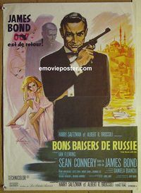 c200 FROM RUSSIA WITH LOVE French movie poster R70s Connery as Bond