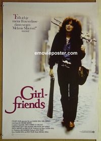 c401 GIRL FRIENDS German movie poster '78 Melanie Mayron