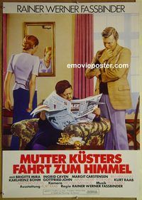 c409 MOTHER KUSTERS GOES TO HEAVEN German movie poster '75 Fassbinder