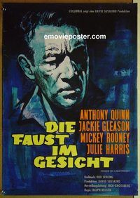 c414 REQUIEM FOR A HEAVYWEIGHT German movie poster '62 boxing!