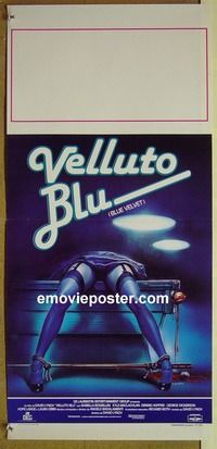 c326 BLUE VELVET Italian locandina movie poster '86 David Lynch