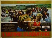 c374 MESSALINA VS THE SON OF HERCULES large Italian photobusta movie poster '64 Lenzi