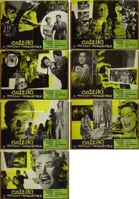 c354 CALTIKI THE IMMORTAL MONSTER 7 Italian photobusta movie posters '60