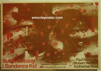 c227 BUTCH CASSIDY & THE SUNDANCE KID Polish movie poster '83 Newman