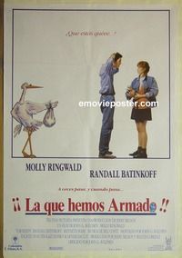 c259 FOR KEEPS Spanish movie poster '87 Molly Ringwald