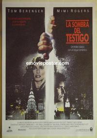 c275 SOMEONE TO WATCH OVER ME Spanish movie poster '87 Tom Berenger