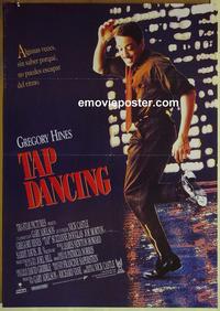 c279 TAP Spanish movie poster '89 Gregory Hines, dancing!