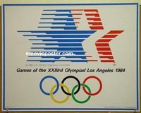 c055 GAMES OF THE XXIIIRD OLYMPIAD LOS ANGELES 1984 special movie poster '83