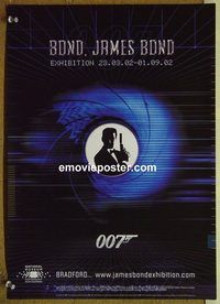 c107 JAMES BOND EXHIBITION special English movie poster '02 007!