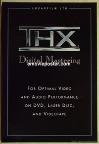 c095 THX video one-sheet movie poster '97 Digital Mastering!