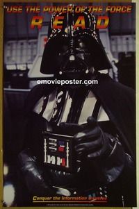 c066 USE THE POWER OF THE FORCE READ special movie poster '97 Vader