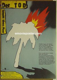 d295 GUARDAFRONTERAS East German movie poster '82 Octavio Cortazar