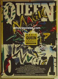 d301 QUEEN LIVE IN BUDAPEST East German movie poster '88 rock'n'roll!