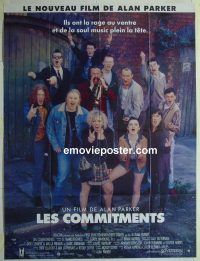 d245 COMMITMENTS French one-panel movie poster '91 Alan Parker