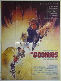 d249 GOONIES French one-panel movie poster '85 Drew Struzan art!