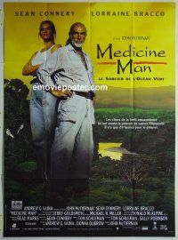 d253 MEDICINE MAN French one-panel movie poster '92 Sean Connery, Bracco