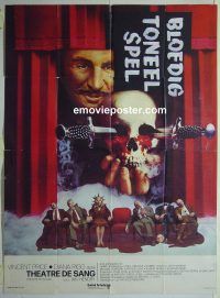 d264 THEATRE OF BLOOD French one-panel movie poster '73 Vincent Price