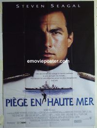 d267 UNDER SIEGE French one-panel movie poster '92 Steven Segal, SEAL