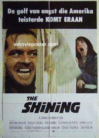 d228 SHINING German A0 32x46 movie poster '80 Jack Nicholson, Kubrick