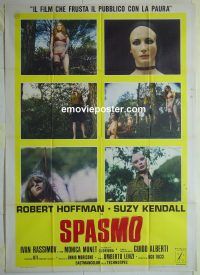 d363 SPASMO Italian one-panel movie poster '74 'Spasmo', Lenzi