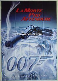 d366 DIE ANOTHER DAY teaser Italian one-panel movie poster '02 Brosnan as Bond