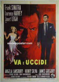 d408 MANCHURIAN CANDIDATE Italian one-panel movie poster '62 Frank Sinatra