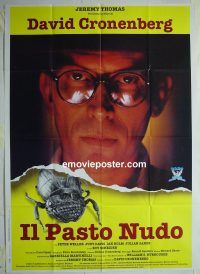 d412 NAKED LUNCH Italian one-panel movie poster '91 David Cronenberg