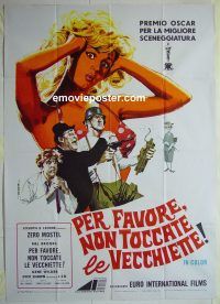 d420 PRODUCERS Italian one-panel movie poster '67 Mel Brooks, Zero Mostel