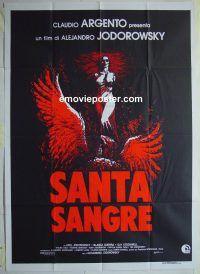 d431 SANTA SANGRE Italian one-panel movie poster '89 Jodorowsky