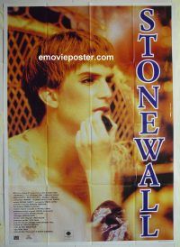 d436 STONEWALL Italian one-panel movie poster '95 gay rights movement!