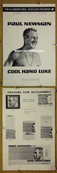 d471 COOL HAND LUKE movie pressbook '67 Paul Newman, classic!