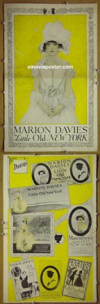 d505 LIGHTS OF OLD BROADWAY movie pressbook '25 Marion Davies