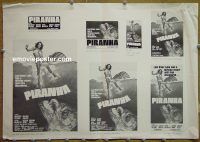 d526 PIRANHA movie pressbook supplement '78 Joe Dante