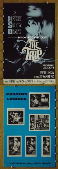 d565 TRIP movie pressbook '68 Peter Fonda, LSD, wild!