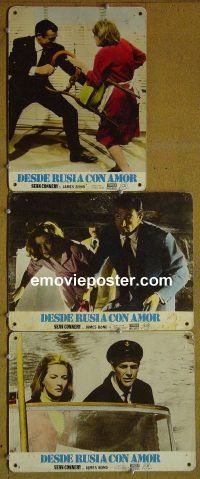 d224 FROM RUSSIA WITH LOVE 3 special Spanish movie posters '64