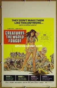 d041 CREATURES THE WORLD FORGOT window card movie poster '71 sexy Julie Ege!
