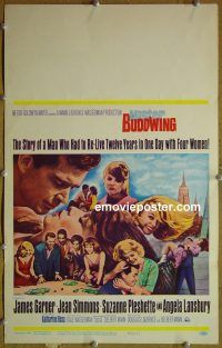d107 MR BUDDWING window card movie poster '66 Garner, Simmons