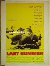e364 LAST SUMMER 30x40 movie poster '69 Barbara Hershey, Thomas
