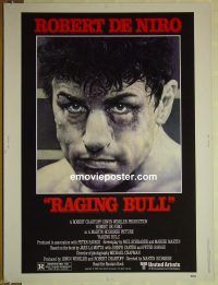 e369 RAGING BULL 30x40 movie poster '80 Robert De Niro, Joe Pesci