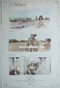 e433 3 WOMEN 40x60 movie poster '77 Robert Altman, Shelley Duvall
