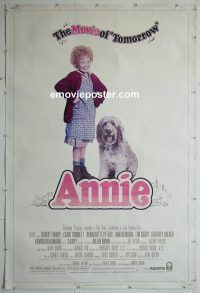 e437 ANNIE 40x60 movie poster '82 Albert Finney, Quinn, Burnett