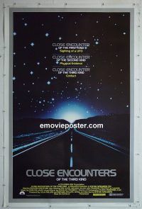 e447 CLOSE ENCOUNTERS OF THE THIRD KIND 40x60 movie poster '77