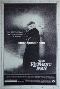 e459 ELEPHANT MAN 40x60 movie poster '80 Anthony Hopkins, John Hurt