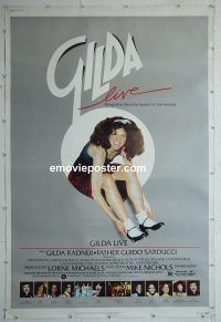 e465 GILDA LIVE 40x60 movie poster '80 Radner, Mike Nichols, SNL