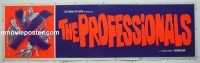 e427 PROFESSIONALS banner movie poster '66 Burt Lancaster, Lee Marvin