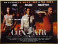 e313 CON AIR DS British quad movie poster '97 Nicholas Cage, Cusack