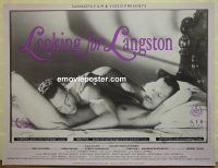 e328 LOOKING FOR LANGSTON British quad movie poster '88 gay blacks!